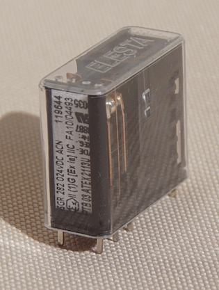 Relais pour circuits imprimés 024V DC / 1 inverseur  16 A - EMV662-1-E